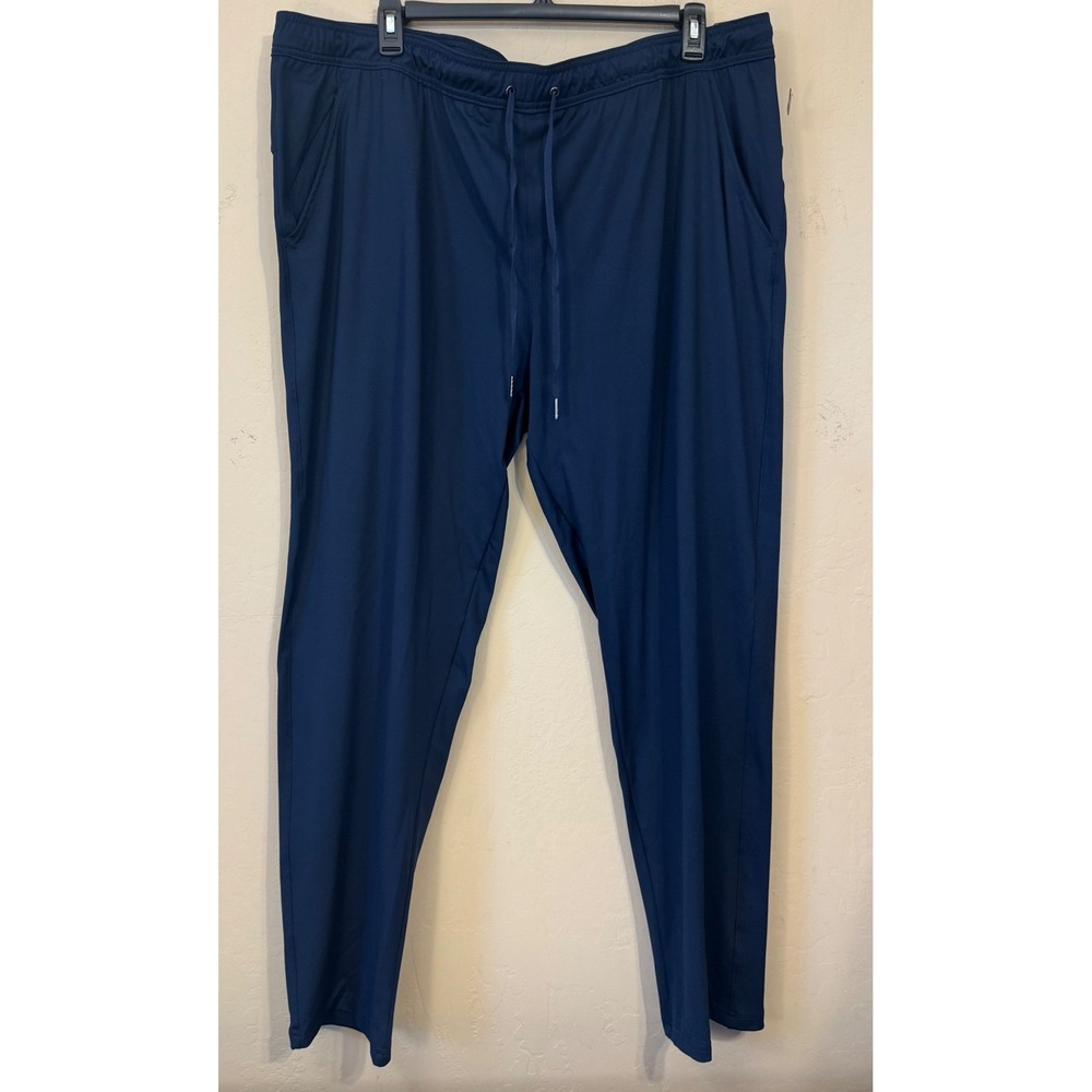 Xersion Pants Men 3XLT Navy Blue SlimFit EverUltra-Lite Lifestyle Activewear NEW